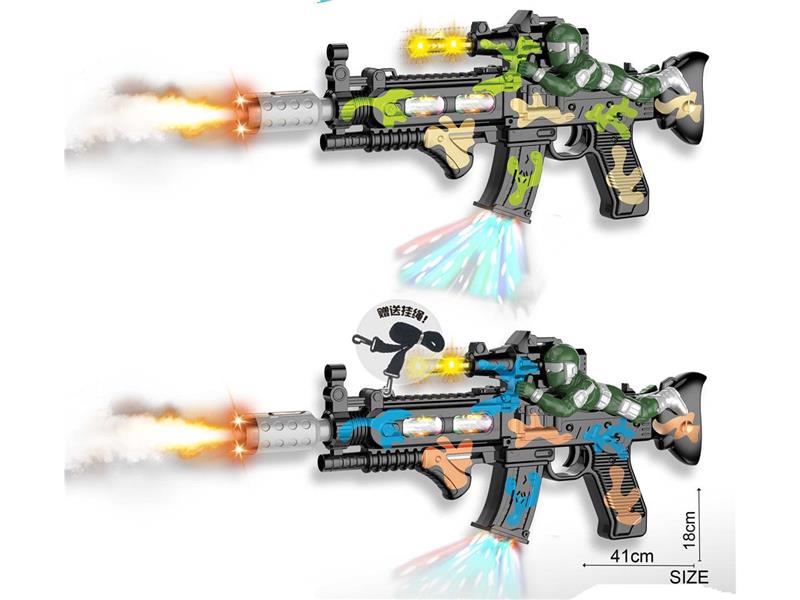 ELECTRIC GUN WITH LIGHT AND SOUND